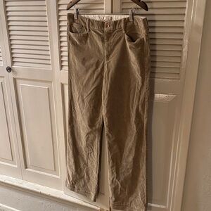 Banana Republic Men's Corduroy Tan Pants Altered Hem Fall/Winter Sz 32